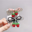 Sweet Strawberry Rhinestone Hair Clip and Rose Flower Hair Accessory