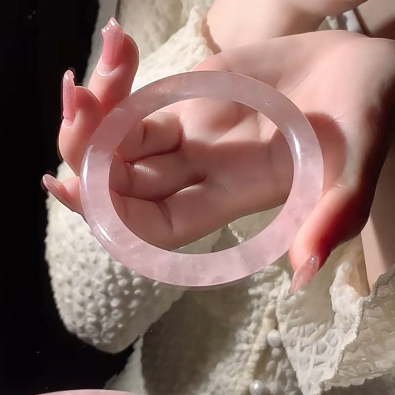 Sweet Geometric Pastel Resin Women's Bangle Bracelet