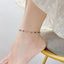 Sweet Heart Shape Colorful Enamel Stainless Steel Women's Anklet