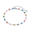 Sweet Heart Shape Colorful Enamel Stainless Steel Women's Anklet