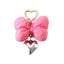 Sweet Heart Bow Knot Macaron Keychain Pendant