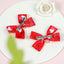 Sweet Heart Bow Knot Knitting Hair Clips for Girls