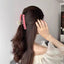 Sweet Heart Shape Hair Claw Clip - Large Summer Fresh Design 2022