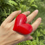 Sweet Heart Shape Resin Candy Color Women's Rings