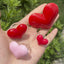 Sweet Heart Shape Resin Candy Color Women's Rings