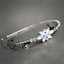 Sweet Leaf Resin Flower Rhinestone Hairband for Kids