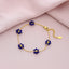 Sweet Shiny Petal 18K Gold Plated Stainless Steel Crystal Bracelets for Couples