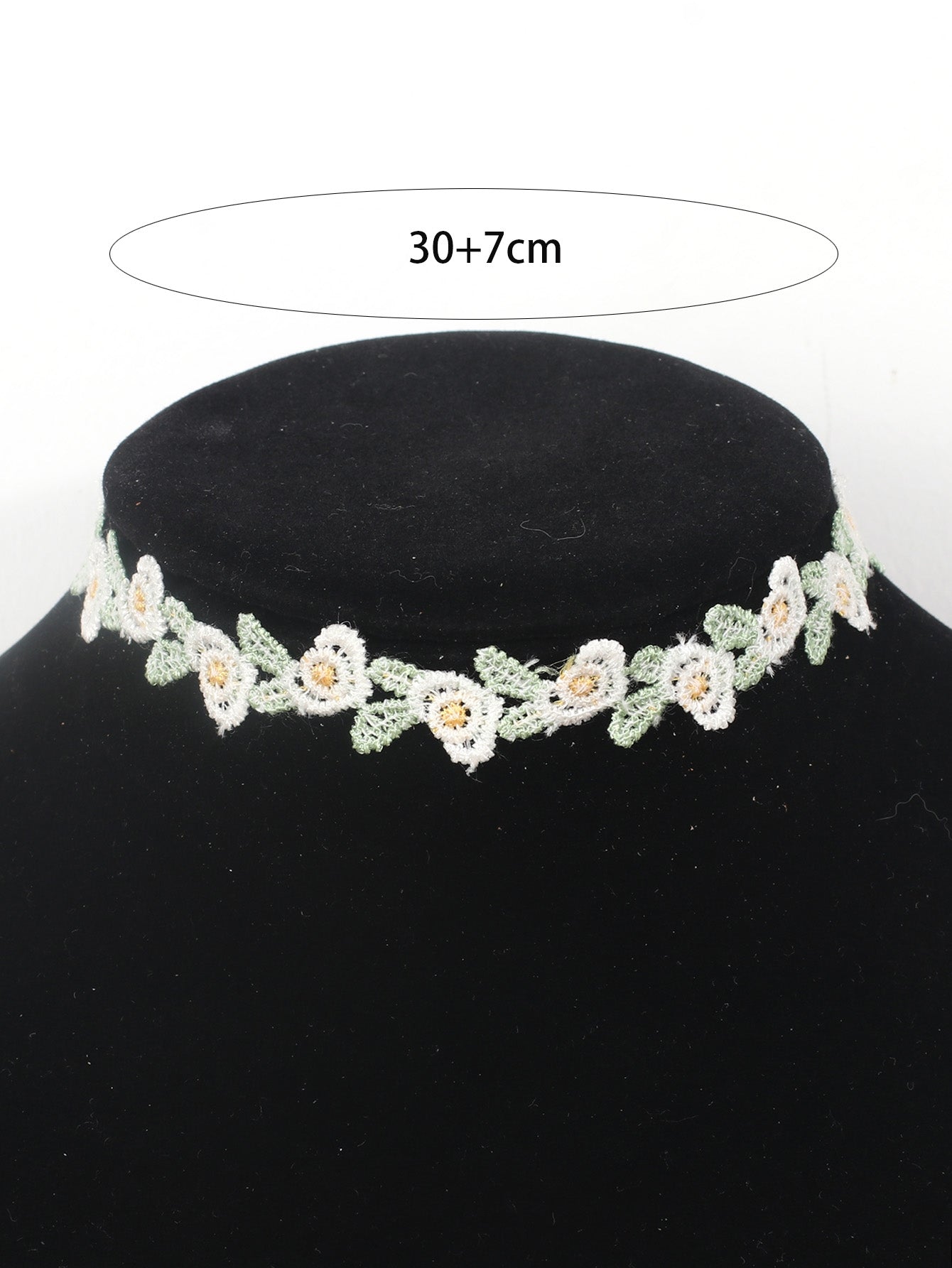 Sweet Floral Lace Choker Necklace Set for Women