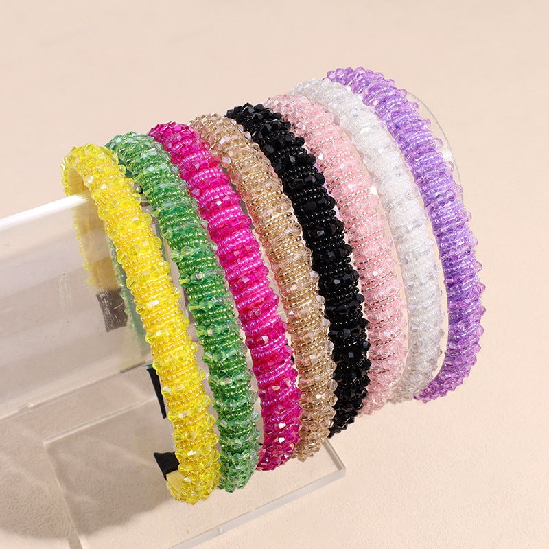 Sweet Candy Color Rhinestone Baroque Hairband