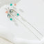 Sweet Star U-Shaped Alloy Hairpin - Hand-Woven European and American Style