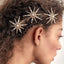 Sweet Sunflower Alloy Pearl Bridal Hair Comb