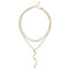 Elegant Layered Rhinestone and Pearl Y-Chain Necklace for Women