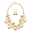 Elegant Geometric Imitation Pearl Clavicle Necklace