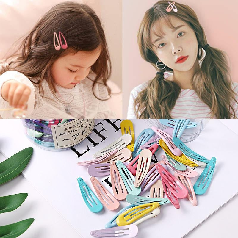 Simple Candy Color Hairpin Set - DIY Hair Accessories Wholesale