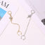 The New Star Tassel Long Earrings with Diamond Ear Cuff