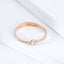 Thin Edge Minimalist Round Head Diamond Bracelet