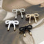 Thin Edges Hollow Bow Alloy Metal Button for Sweater and Coat DIY Accessories