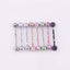 Tongue Rings Fashion Round 316 Stainless Steel  Stoving Varnish