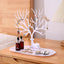 Tree-Shaped Deer Antler Jewelry Display Stand and Organizer