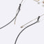 Two-Piece Colorful Black Glasses and Mask Chain Set