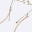 Two-Piece Colorful Gold Glasses and Mask Chain Set
