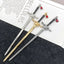 Unisex Chinoiserie Retro Geometric Sword Alloy Hairpin - Modern Ethnic Style Hanfu Headdress