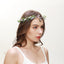 Unisex Fairy Flower Crystal Rhinestone Hair Crown Headband for Weddings and Cosplay