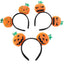 Unisex Retro Pumpkin Halloween Costume Hair Band Accessory