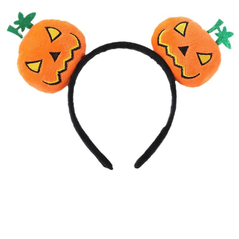 Unisex Retro Pumpkin Halloween Costume Hair Band Accessory