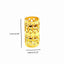 Unisex Metal Plated Hollow Hair Buckle Extension Ring Accessory