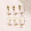 Unisex Vintage Spiral Dreadlocks Hair Rings with Butterfly Pendant Hair Clips