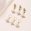 Unisex Vintage Spiral Dreadlocks Hair Rings with Butterfly Pendant Hair Clips