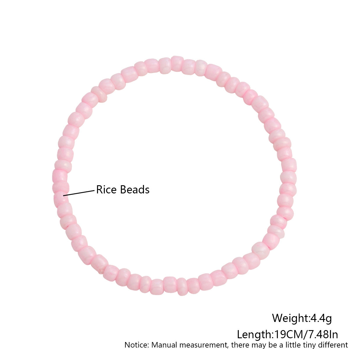 Geometric Color Block Beaded Bracelet Set - Bohemian Glass Beads for Couples