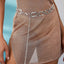Modern Alloy Tassel Chain Belt for Women - Minimalist Style Fashion Accessory