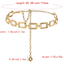 Modern Alloy Tassel Chain Belt for Women - Minimalist Style Fashion Accessory
