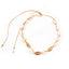 Vacation Style Shell Alloy Women's Long Necklace - Handmade Knotted Choker Jewelry