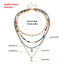 Bohemian Star Moon Multicolor Beaded Layered Necklace