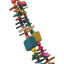 Vacation Color Block Coconut Shell Beaded Layered Necklace for Women