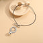 Vintage Geometric Heart Alloy Pendant Necklace