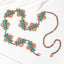Vintage Bohemian Geometric Zinc Alloy Turquoise Inlay Rose Gold/Silver Plated Women's Waist Chain