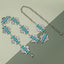 Vintage Bohemian Geometric Zinc Alloy Turquoise Inlay Rose Gold/Silver Plated Women's Waist Chain