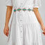 Vintage Bohemian Geometric Zinc Alloy Turquoise Inlay Rose Gold/Silver Plated Women's Waist Chain