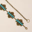 Vintage Bohemian Geometric Zinc Alloy Turquoise Inlay Rose Gold/Silver Plated Women's Waist Chain