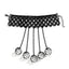 Vintage Irregular Round Monogram Lace Chain Women's Bracelet Set with Exaggerated Armor Style Fingertip Accessories