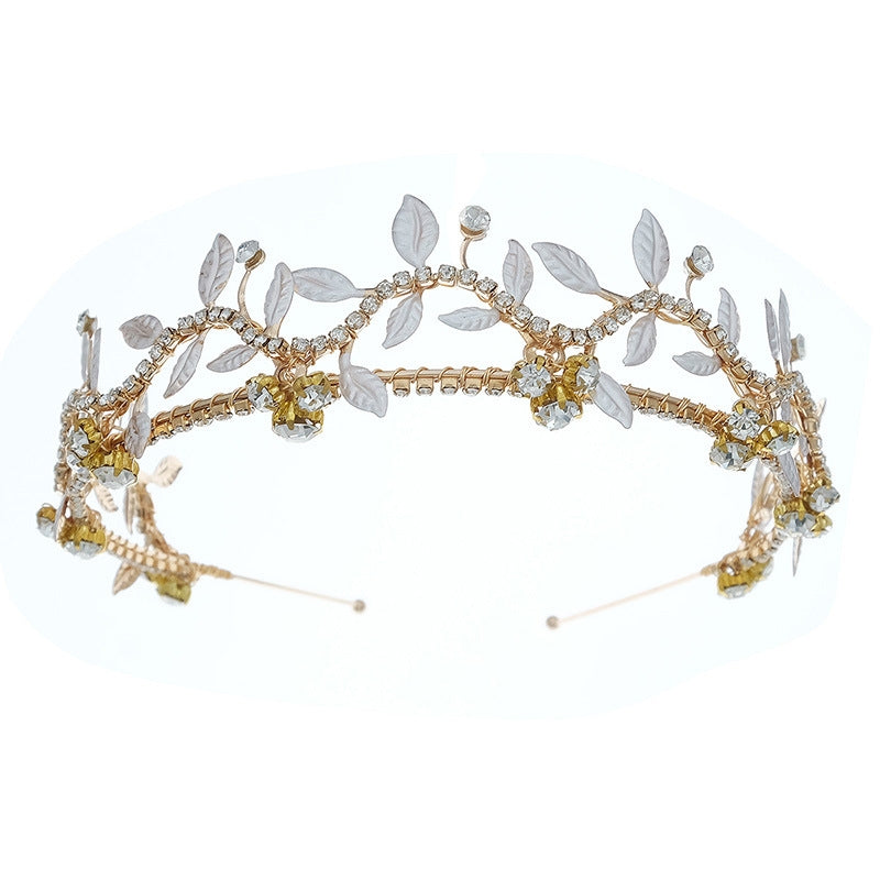 Vintage Rhinestone Pearl Bridal Hairband