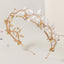 Vintage Rhinestone Pearl Bridal Hairband