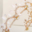 Vintage Rhinestone Pearl Bridal Hairband