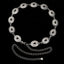 Vintage Ethnic Oval Heart Petal Alloy Turquoise Women's Chain Belt