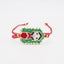 Vintage Style Mexican Flag Miyuki Beaded Glass Women's Bracelet