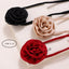 Vintage Floral Handmade Rose Choker Necklace for Women
